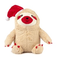 FuzzYard Christmas Sloth Dog Toy - Small (20cm)