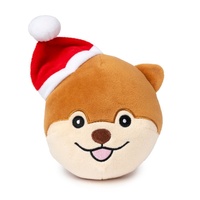 FuzzYard Christmas Dog Ball Toy - 14cm