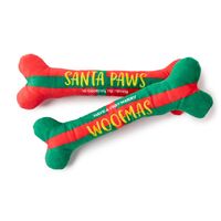 FuzzYard Santa Paws Woofmas Bones - Large - 2 Pack (28x3x10cm)