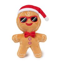 FuzzYard Mr Gingerbread Dog Toy - Small (15.7x11.2cm)