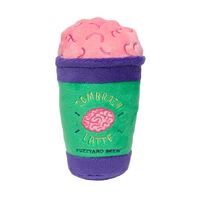 FuzzYard Zombrain Latte Dog Toy (15cm x 9cm)