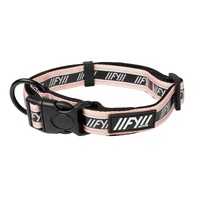 FuzzYard Active Dog Collar - Peach - Large (43-65cm)