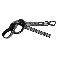 FuzzYard Active Dog Lead - Black - Small (15cm x 140cm)