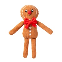 FuzzYard Life Christmas Gingerbread Man Dog Toy