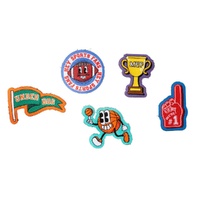 FuzzYard Rep It Patch - Sports Fan (5 Pack)