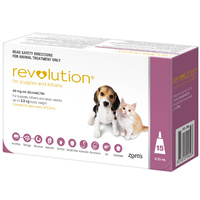 Revolution for Puppies and Kittens up to 2.5 kgs - 15 Pack - Pink