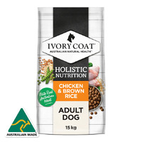 Ivory Coat Wholegrains Adult Dog Chicken & Brown Rice - 15kg