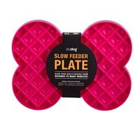 Slodog Slow Feeder Plate for Dogs - Magenta (Pink)