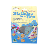 Wagalot Birthday Dog Treat Box - Blue