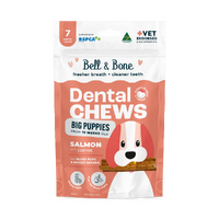 Bell & Bone Puppy Dental Sticks - Salmon & Carrot - 120g (Large)