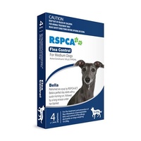 RSPCA Flea Control for Medium Dogs 10-20kg - 4 Pack (Blue)