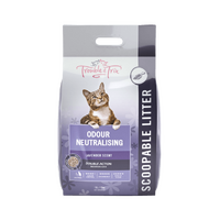Trouble & Trix Odour Neutralising Clumping Litter - Lavender Scent - 15L (15kg)