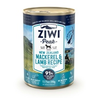 Ziwi Peak Moist Dog Food Can - Mackerel & Lamb - 390g