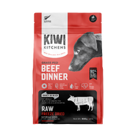 Kiwi Kitchens Raw Freeze Dried Dog Food - Beef Dinner - 142g