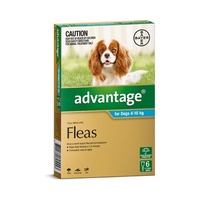 Advantage for Dogs 4-10 kgs - 12 Pack - Teal