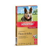 Advantix for Dogs 10-25 kgs - 12 Pack - Red