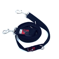 Black Dog Double End Lead Stainless Steel - Strong (2.2 Metre)