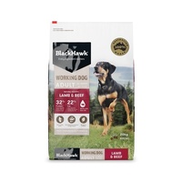 Black Hawk Working Dog Lamb & Beef Adult Food - 20kg