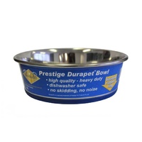 DuraPet Premium Stainless Steel Anti Skid Pet Bowl (Sizes: 350ml, 550ml, 1.1L, 1.85L, 2.75L, 3.8L)
