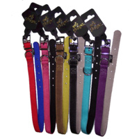 Elegantz Two-Tone Nylon Dog Collar - X-Small (10mm x 30cm)