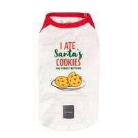 FuzzYard I Ate Santa's Cookies Dog T-Shirt