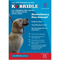 K9 Bridle for Dogs - Large (Red)