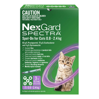 NexGard Spectra for Cats 0.8-2.4 kg - Purple