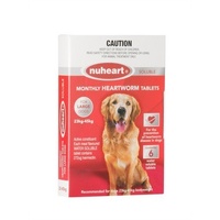 Nuheart for Large Dogs 23-45 kgs - Red - 12 Pack 