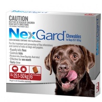 NexGard for dogs 25.1-50 kgs - Red - 12 Pack