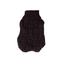 Pet One KomfyKnit Knitted Dog Jumper - Icelandic - Black