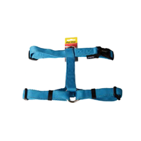 Pet One Reflective Adjustable Nylon Dog Harness - Aqua