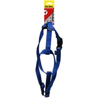 Pet One Reflective Adjustable Nylon Dog Harness - Blue