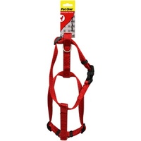 Pet One Reflective Adjustable Nylon Dog Harness - Red