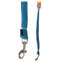 Pet One Reflective Nylon Dog Leash - Aqua