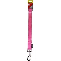 Pet One Reflective Nylon Dog Leash - Pink