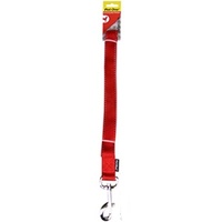 Pet One Reflective Nylon Dog Leash - Red