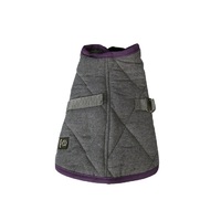 Pet One NightSleeper Dog Coat - Grey/Purple