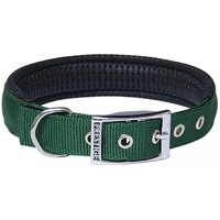 Prestige Pet Soft Padded Nylon Dog Collar - Hunter Green