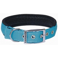 Prestige Pet Soft Padded Nylon Dog Collar - Turquoise