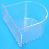 Clear D Feeder for Exercise Cages (LUG) - Single