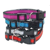 Sportz Dog Collar - Medium - 20mm x 40-55cm (Colours: Red, Pink, Grey, Blue)