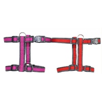 Sportz Dog H-Shape Harness - Large - 25mm x 70-90cm (Colours: Red, Pink, Grey, Blue)