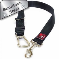 Black Dog Stainless Steel Ute Lead - Black