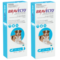 Bravecto SPOT-ON for Large Dogs 20-40kg - Blue (12 Months)