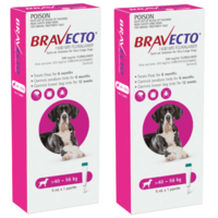 Bravecto SPOT-ON for X-Large Dogs 40-56kg - Purple (12 Months)