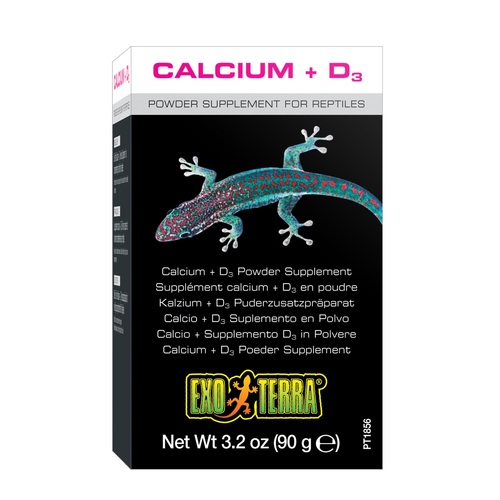 Exo Terra Calcium + D3 Powder - 90g
