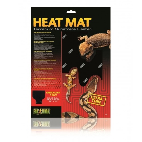 Exo Terra Reptile Heat Mat Terrarium Substrate Heater Medium 16