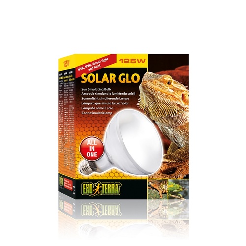 Exo Terra Solar Glo Sun Simulating Bulb for Reptiles - 125 Watt