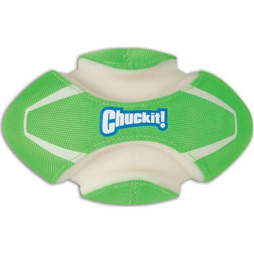 ChuckIt Max Glow Fumble Fetch Dog Football - 20cm