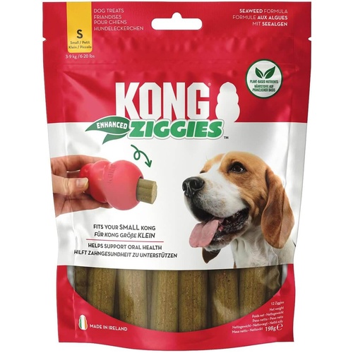 KONG Ziggies Enhanced - Small - 12 Pack - 198g